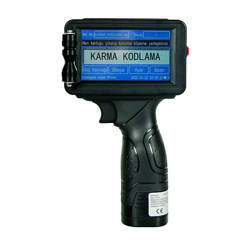 M6 El Tipi İnkjet Kodlama Makinesi